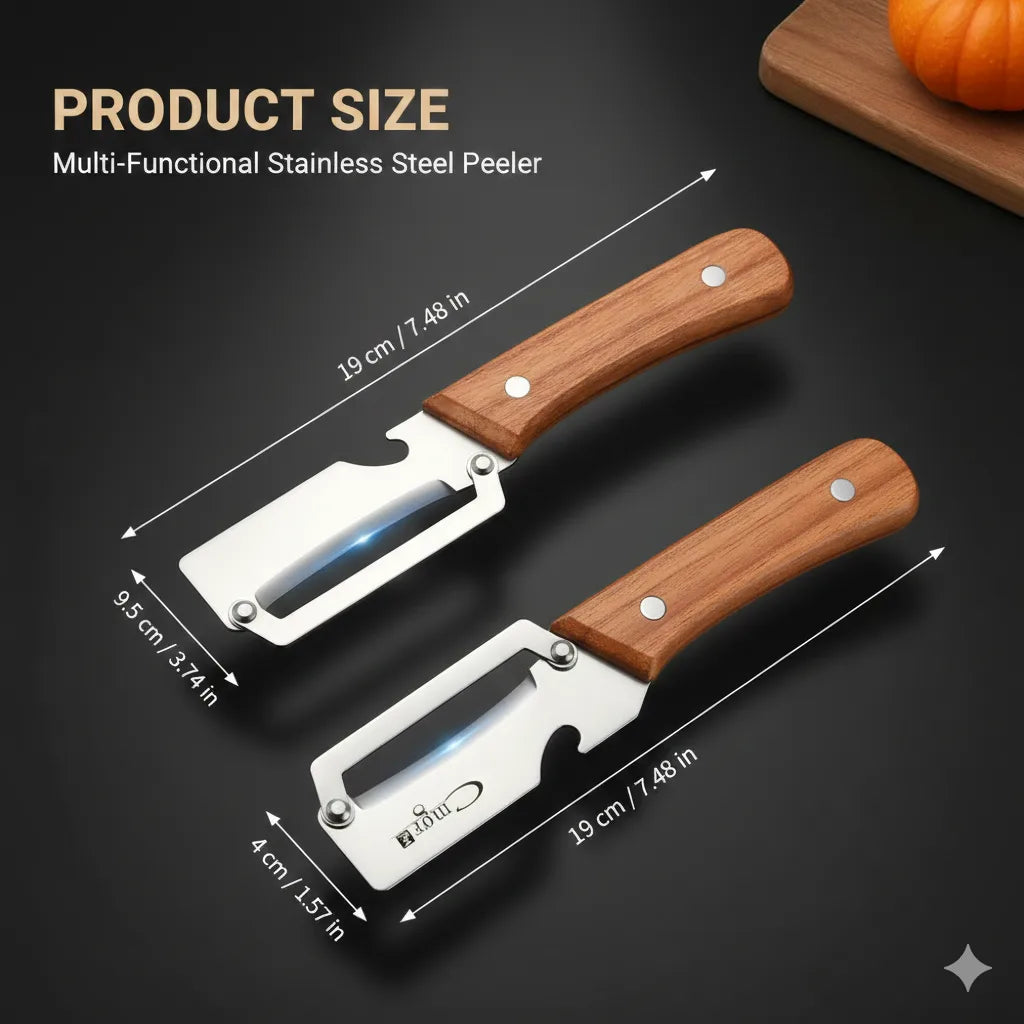 SAZILO™ Vegetable Peeler - Peel 40% Faster • Blade Stays Sharp 5+ Years • Comfortable Grip